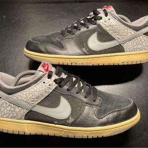 Nike dunk low J-pack black cement